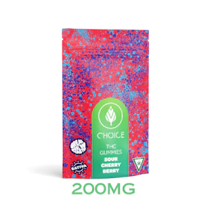 CHOICE - Choice Chews  - Sour Cherry Berry - 200MG