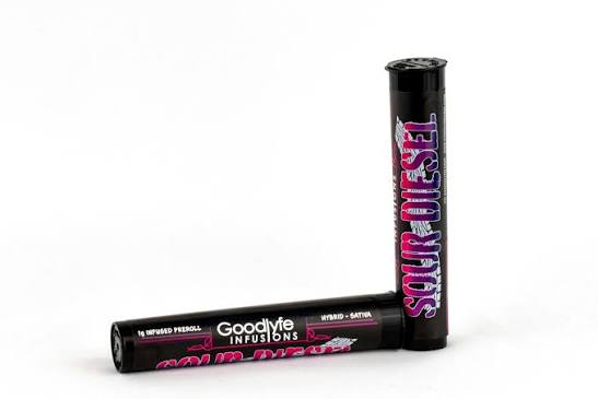 Goodlyfe Farms - Sour Diesel 1g Infused Preroll
