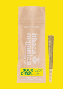 Ithaca Organics | Pre-Roll | Joint - Sour Diesel | 1g