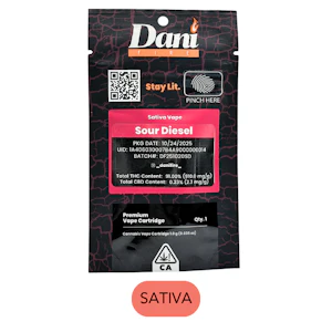 Dani Fire - Dani Fire - Sour Diesel - Vape Cart - 1.0g