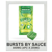 Bursts by Sauce - Sour Green Apple - (4pc x 200mg)