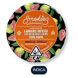 SMOKIEZ - Smokiez - Chill - Live Resin - Sour Guava - Gummies - 20pc - 100mg