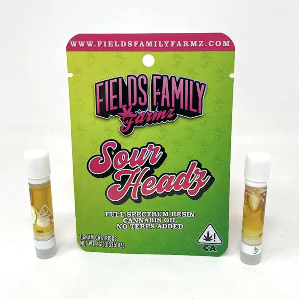 Fields Family Farmz - Fields Family Farmz Sour Headz Liquid Live Resin Cartridge 1.0g Main Image
