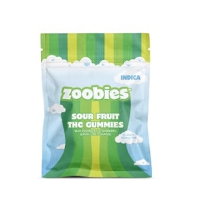 ZOOBIES - Sour Indica 10pk 100mg