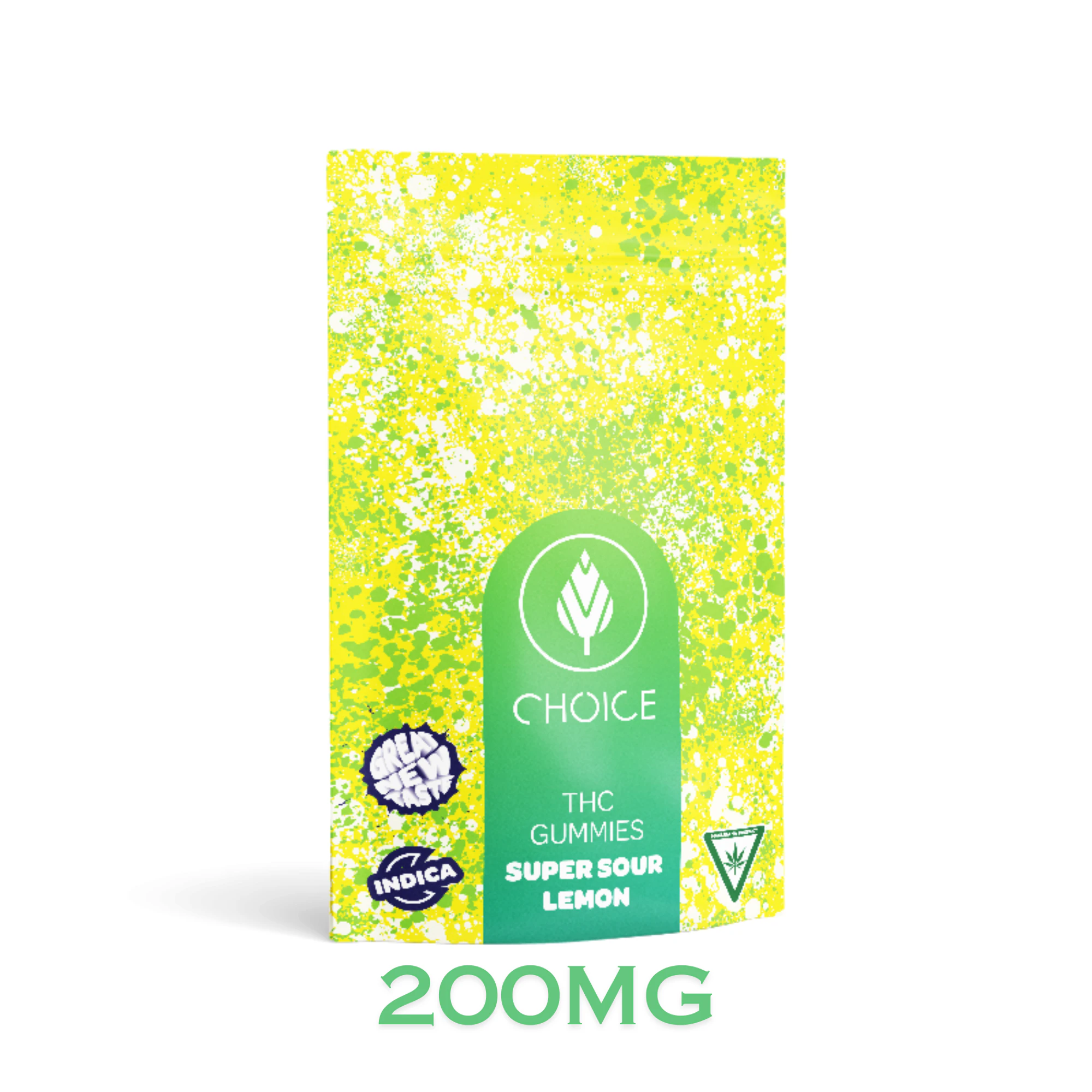 CHOICE - Choice Gummies - Super Sour Lemon - 200mg Main Image