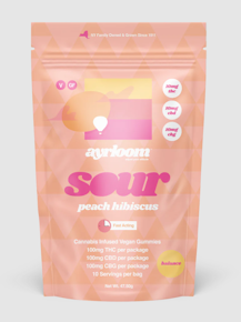 Ayrloom | Edibles | Gummies - Sour Peach Hibiscus | 100mg 10