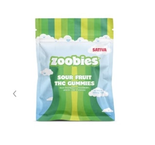 ZOOBIES - Sour Sativa 10Pk 100mg