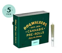 Sour Diesel | Dogwalkers Play Mini Dog Pre Rolls | 5 Pack .35G (1.75G)