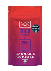 DIXIE - Dixie - Sour Strawberry 200mg Gummies