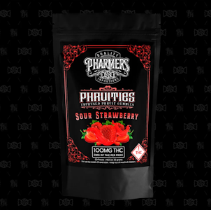 PHARMERS QUALITY - Pharmers Quality - Sour Strawberry Phruties 500mg