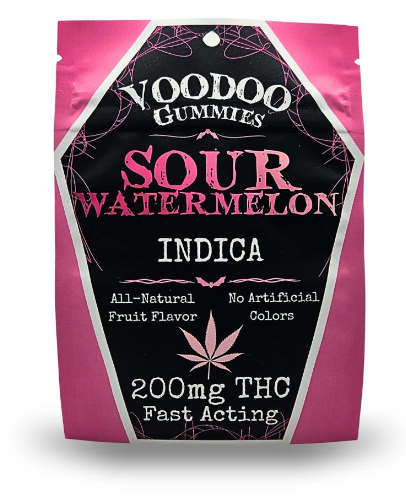 Voodoo - Voodoo-Gummies- Sour Watermelon-Indica-200mg THC Main Image