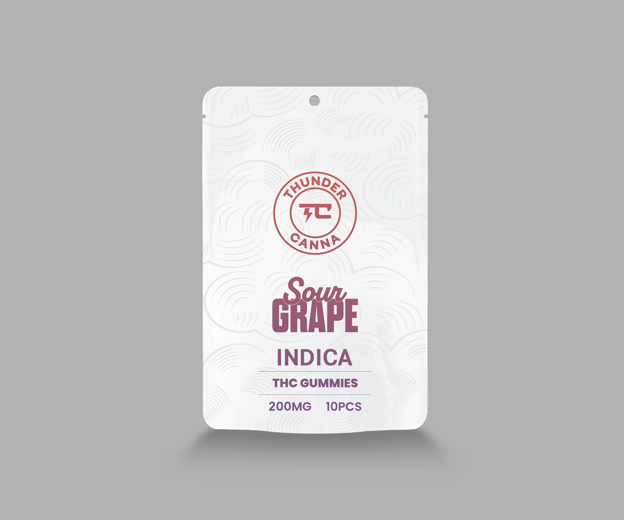 Thunder Canna - Grape Sour Gummies 200MG Main Image