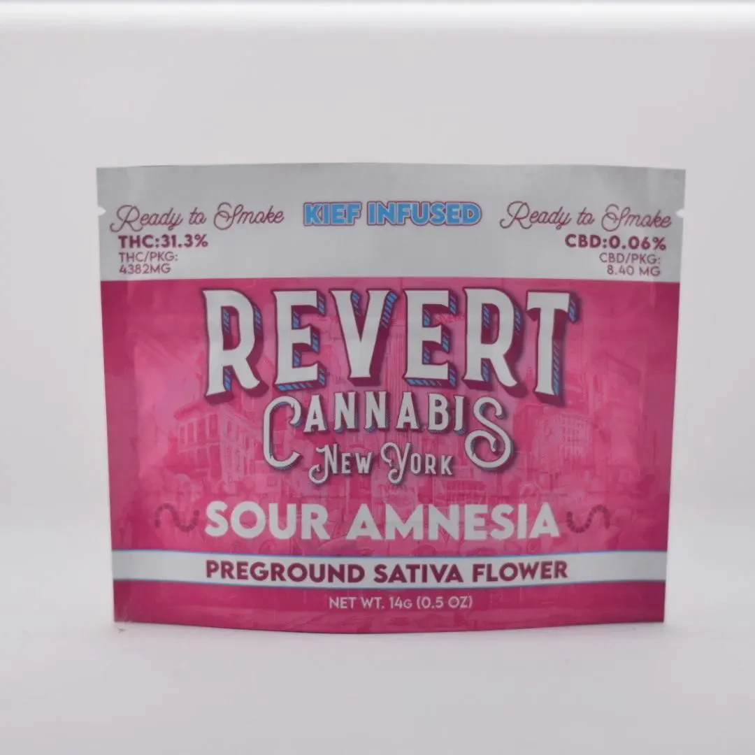 Revert - Revert - Sour Amnesia - 14g Kief Infused Ground Flower Main Image