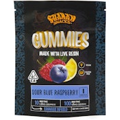Shaman Snacks - 100mg Gummy (Sour Blue Raspberry-Hybrid)