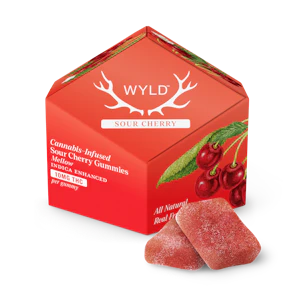 WYLD - Sour Cherry Gummies | 10pc 100mg (THC)