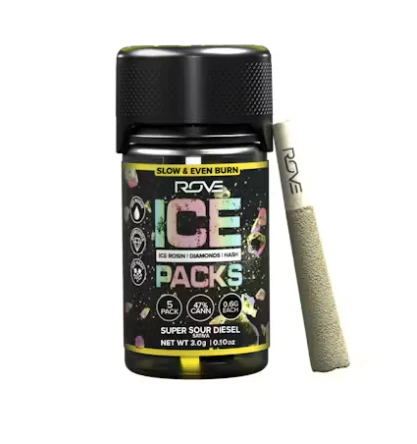 ROVE - Super Sour Diesel Infused PreRoll 5pk - 3g - ROV Main Image