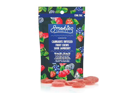 SMOKIEZ - Smokiez | Gummies | THC:CBN 1:1 | Sour Jamberry | 10 pc