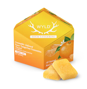 WYLD - Sour Tangerine Gummies | 10pc 100mg (THC)