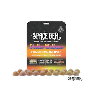 Space Gem - SPACE GEM | MINI GEMS RESTORATIVE 1:1 THC/CBD - 20PK | EDIBLE | 50MG