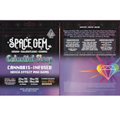 Space Gem Sweet Fig + Blackberry 1:1 THC:CBN (I) Reishi, Mushroom Gummies 100mg