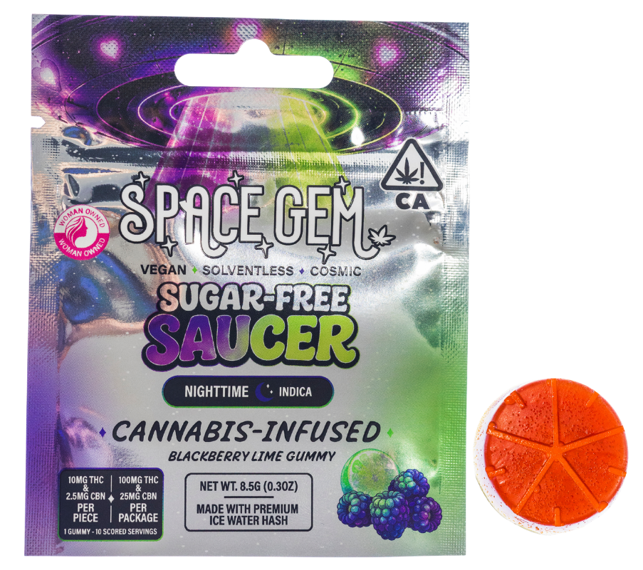 Space Gem | Nighttime | Blackberry Lime | Sugar-Free Saucer