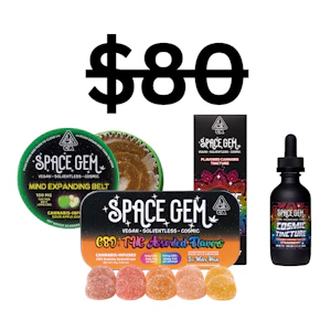 Space Gem - Space Gem Bundle | 2x 100mg Edibles + 1x 2oz 600mg Tincture