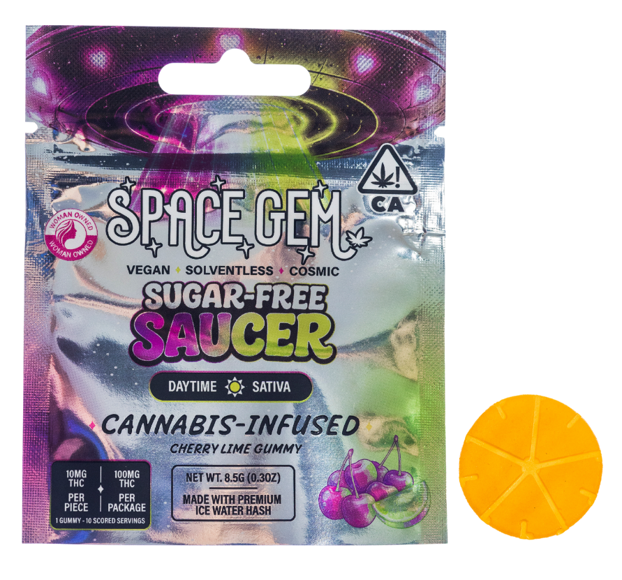 Space Gem | Daytime | Cherry Lime | Sugar-Free Saucer