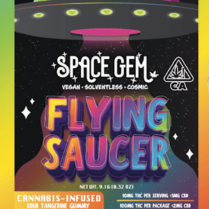Space Gem - Space Gem - 1pc. 100mg THC Flying Saucer - Sour Tangerine
