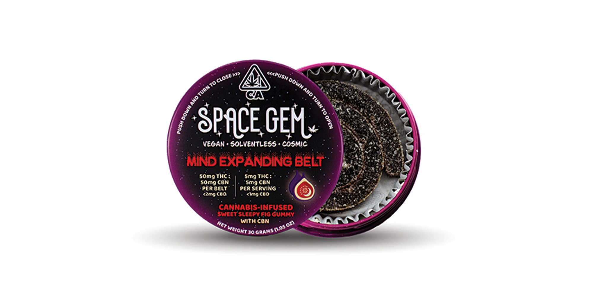 Space Gem | Mind Expanding Belt | Sweet Sleepy Fig | Gummies