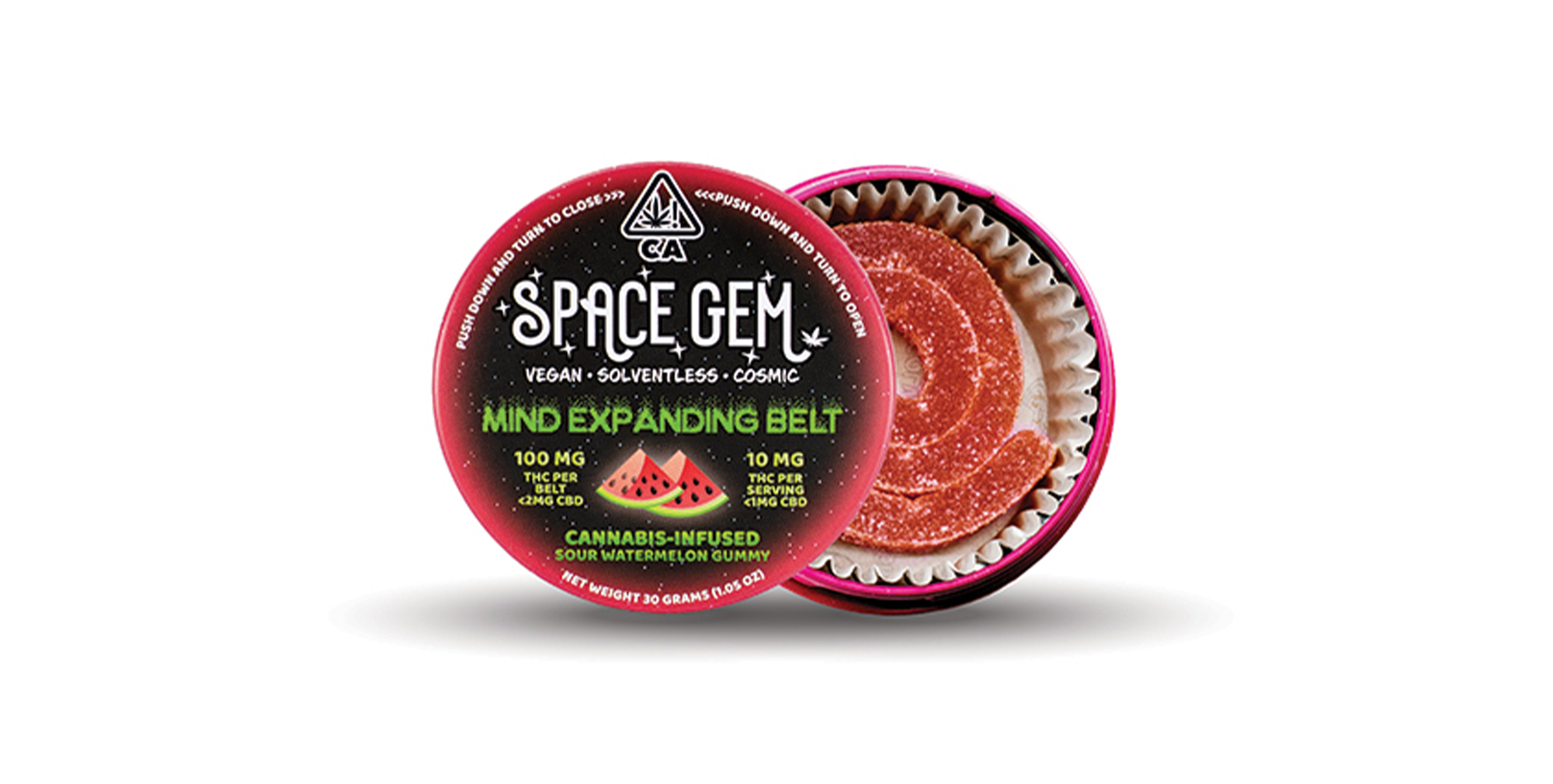 Space Gem | Mind Expanding Belt | Sour Watermelon | Gummies