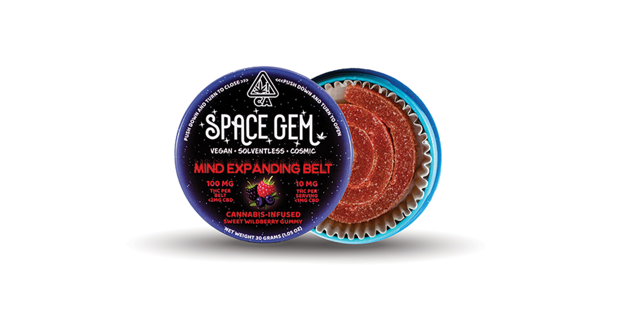 Space Gem | Mind Expanding Belt | Sweet Wildberry | Gummies