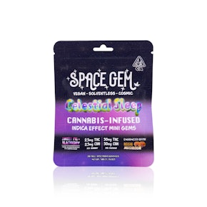 SPACE GEM - Edible - Indica Effect Mini Gems - CBN - Celestial Sleep - 20 Pack - 50MG