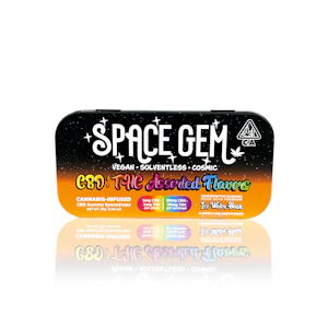 SPACE GEMS - SPACE GEM - Edible - CBD:THC - 1:1 - Space Drops - 50MG