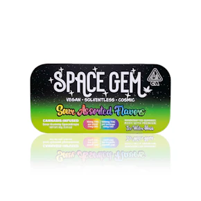 SPACE GEM - Edible - Sour Space Drops - Gummies - 10-Pack - 100MG 
