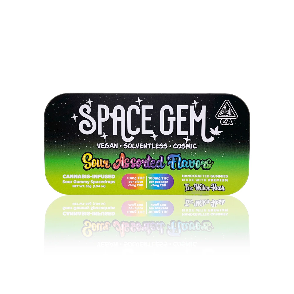 SPACE GEMS - SPACE GEM - Edible - Sour Space Drops - Gummies - 10-Pack - 100MG  Main Image