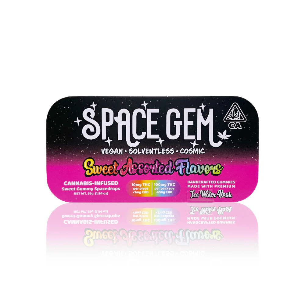 SPACE GEMS - SPACE GEM - Edible - Sweet Space Drops - Gummies - 10-Pack - 100MG  Main Image