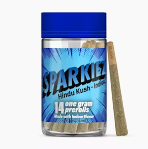 SPARKIEZ - Sparkiez Hindu Kush Preroll Pack 14pk (I) 14g