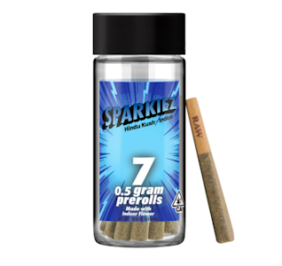 SPARKIEZ - Sparkiez Hindu Kush Preroll Pack 7pk (I) 3.5g