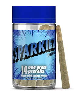 SPARKIEZ - SPARKIEZ | BUBBA KUSH - 14PK | PREROLL | 14G