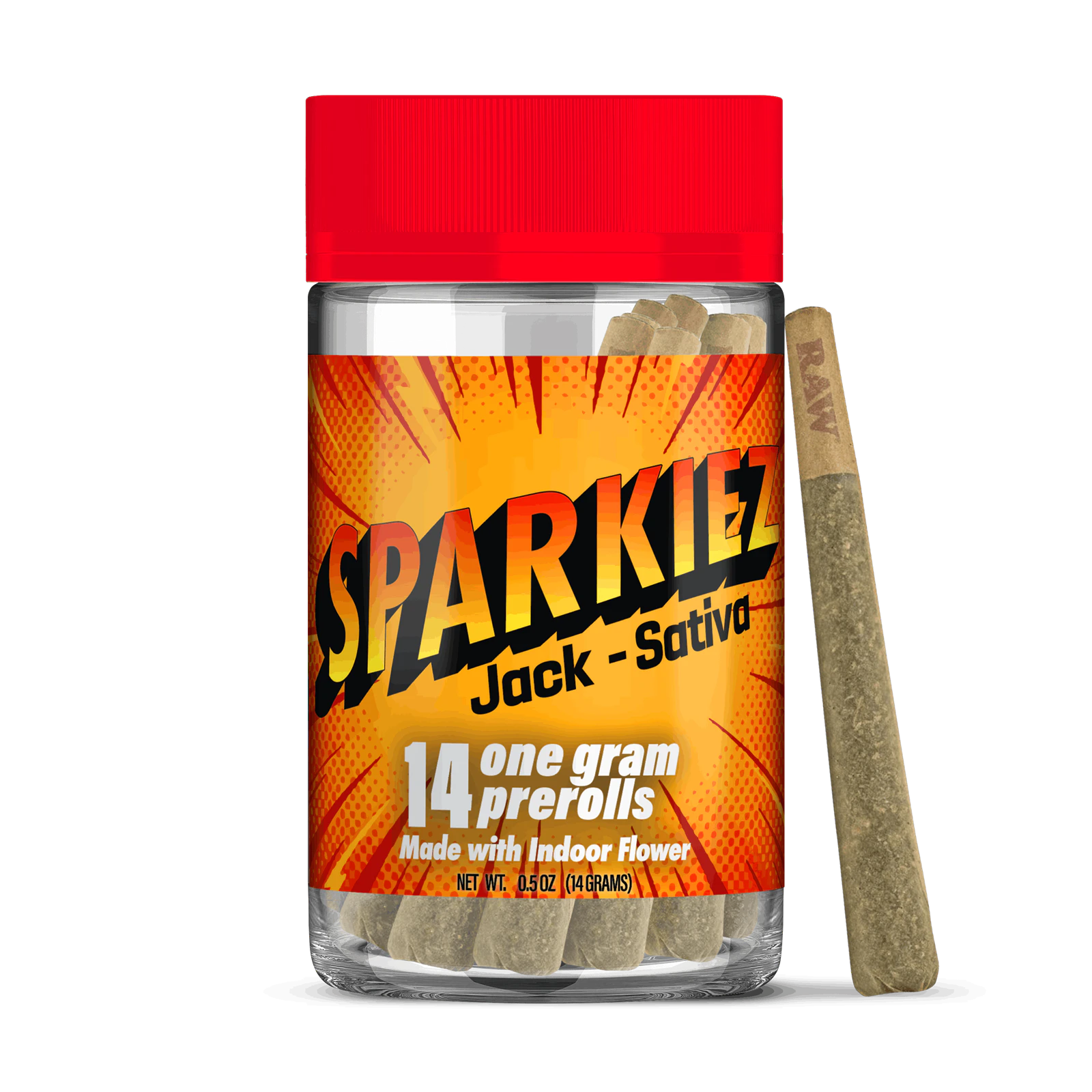 Sparkiez - SPARKIEZ | SATIVA - 14PK | PREROLL | 14G Main Image