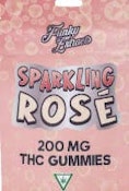 Funky Extracts | Sparkling Rose | THC Gummies | 200mg