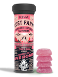 Lost Farm Live Rosin Gummies 100mg Sparkling Strawberry Loverboy