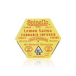 SPINELLO - Edible - Lemon - Fruit Chews - 100MG