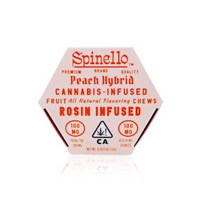 SPINELLO - Edible - Peach - Fruit Chews - 100MG