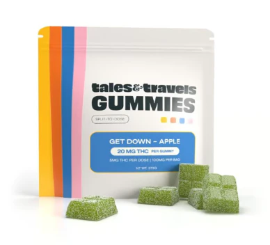 TALES & TRAVELS - Split To Dose Apple 5pk Gummies - 100mg Main Image