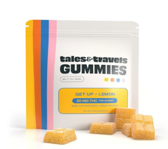 TALES & TRAVELS - Split To Dose Lemon 5pk Gummies - 100mg