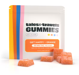 TALES & TRAVELS - Split To Dose Orange 5pk Gummies - 100mg