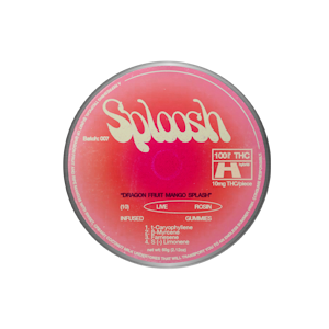 OFF HOURS - OFFHOURS - Live Rosin - "Sploosh Mango Dragon Fruit Splash" - 100mg - Edible