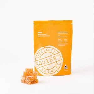 Squier's - Squier's | White Apricot Peach Active Gummies | 100mg THC : 100mg THCV