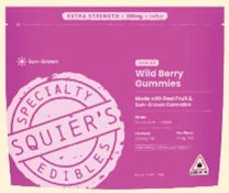 Squier's | Wild Berry Gummy | 10mg THC | 20 - Pack | 200mg Total [I]